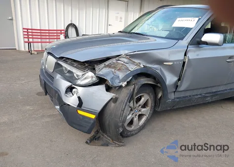 2007 BMW X3 3.0Si from USA, damaged, VIN WBXPC93477WF08942